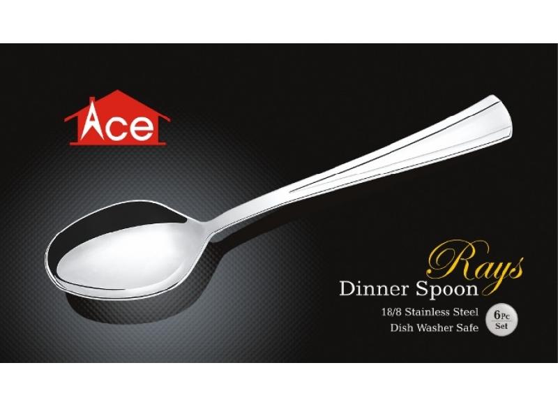 5306 Ace Ray\'s Dinner Spoon 6 Pc. Set