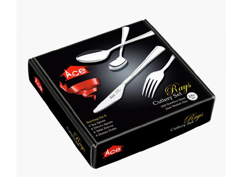 Ace Ray\'s 24 Pc. Cutlery Set