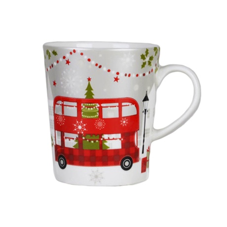 Christmas Bus Mugs
