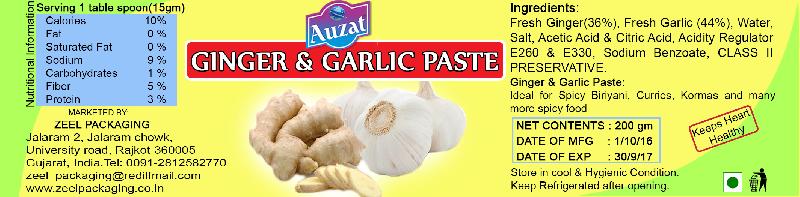 ginger garlic past