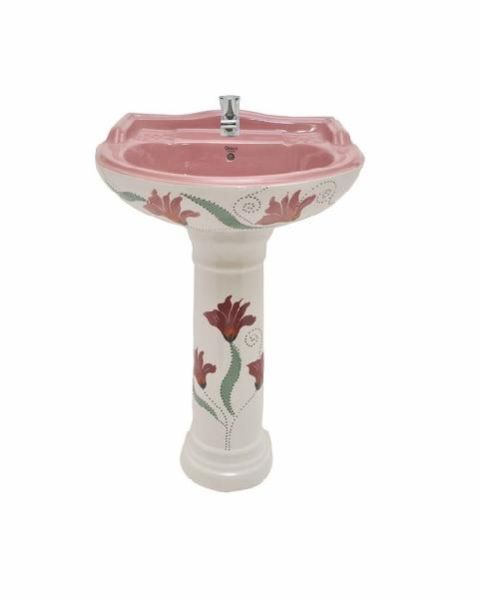 Printed Royal Pedestal Wash Basin