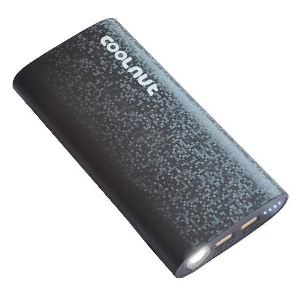 COOLNUT 20000mAh Best Power Bank Dual USB Port (Black)