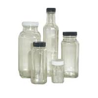 Jars glass bottles