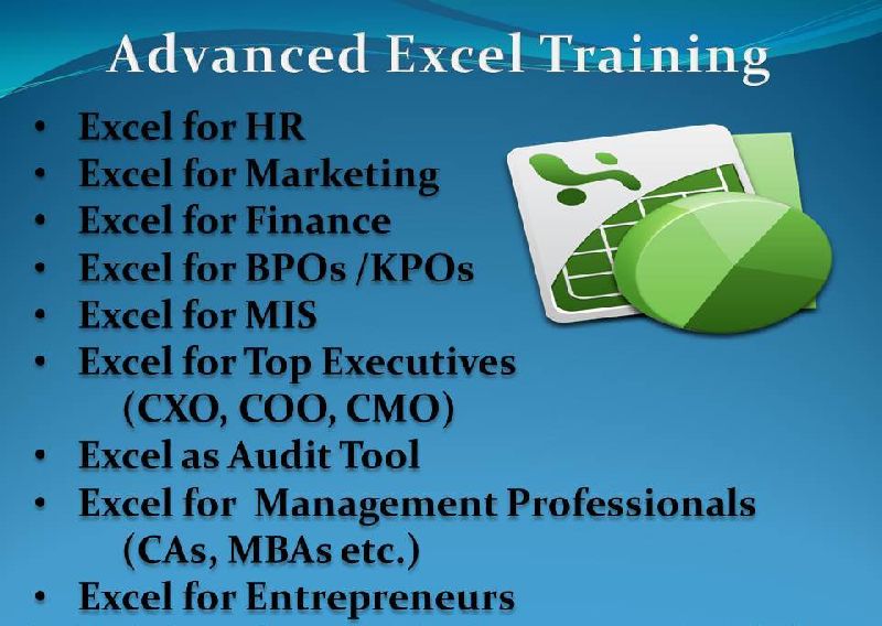 microsoft excel training services