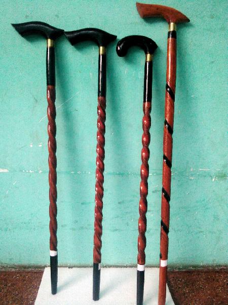 Fancy Kashmiri Wooden Walking Sticks