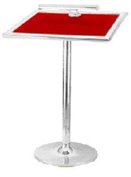 Podium single stand stainless steel