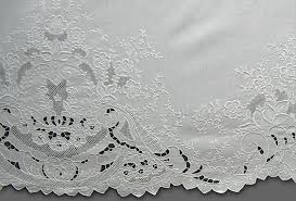 Cotton Cutwork Bed Cover