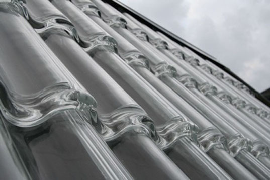 GLASS ROOF TILES