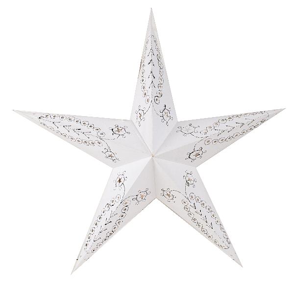 Christmas Decoration Embroidered Paper Star