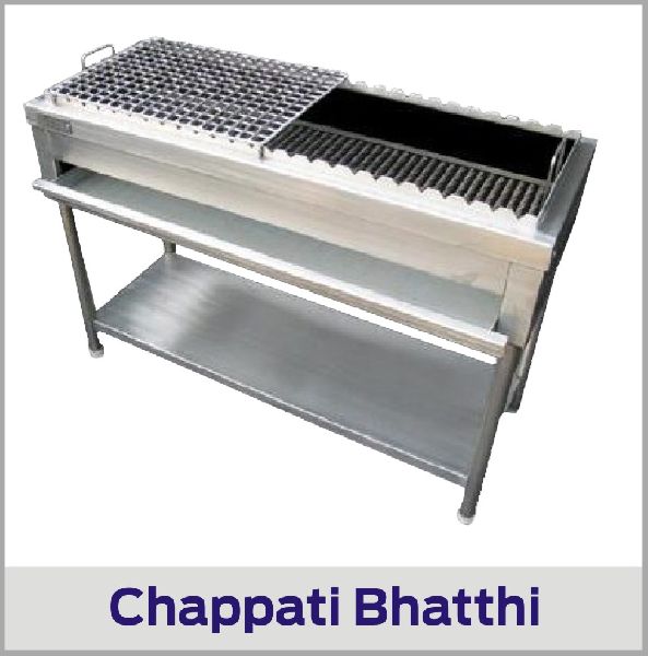 Stainless steel Chapati Bhatti, Color : Silver