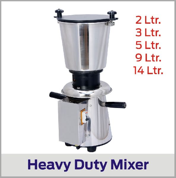 THE ONE Semi Automatic Heavy Duty Mixer Grinder, Color : SILVER