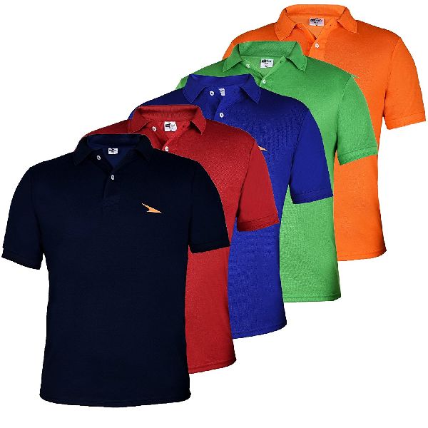 Casual Wear Short Sleeves Polyester Cotton Polo T Shirt For Men Age Group:  Adults at Best Price in South 24 Parganas