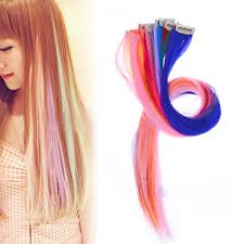 Colored Hair Extensions, for Parlour, Personal, Style : Curly, Straight, Wavy