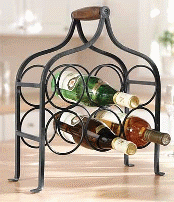 Metallic Wine Rack
