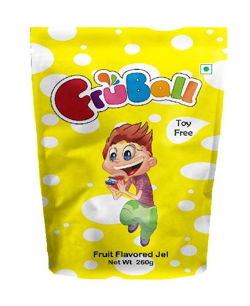 Fruball Pouch with Big Toy Yellow