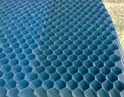 Honeycomb PVC Fills, Color : Blue