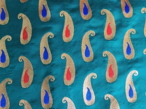 Mango Printed Jamawar Fabric