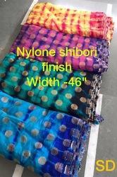 Shibori Dyed Two Tone Jacquard Fabric