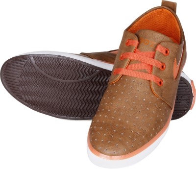 FLIPPI CANVAS SEXY TEN & ORANGE MIX SHOES