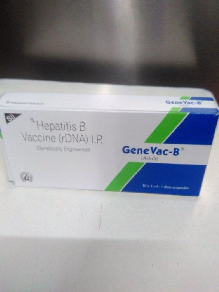 GeneVac-B - Hepatitis B Vaccine (Adult), For Clinical, Hospital, Form ...