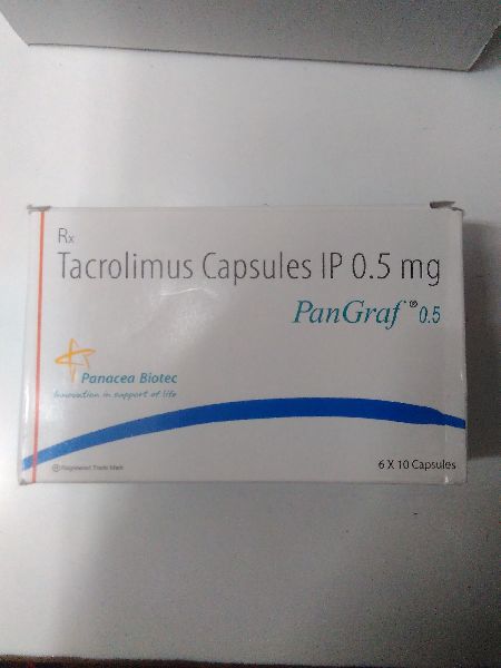 Panacea Biotec Tacrolimus Capsules IP 0.5 mg, Packaging Size: 6x10