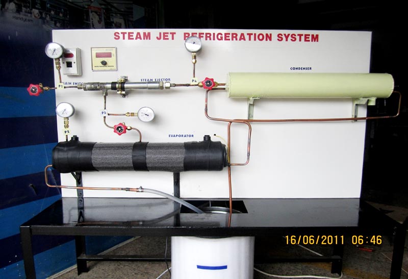 Steam Jet Refrigeration Test Rig