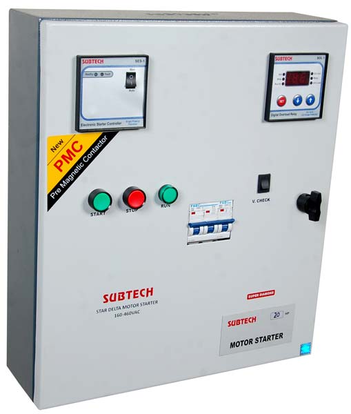 Three Phase Star Delta Motor Starter, Size : Depend upon rating