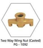Casted Two Wing Nuts