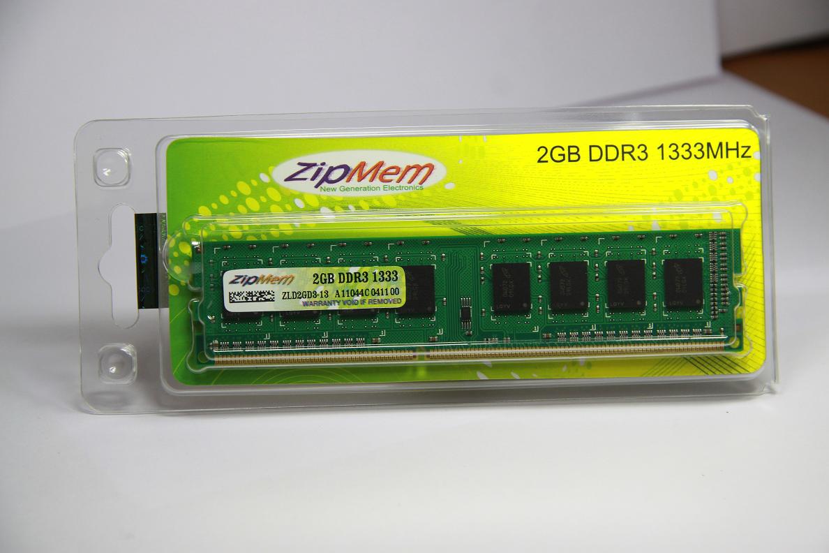 ZipMem 2GB DDR3 1333Mhz