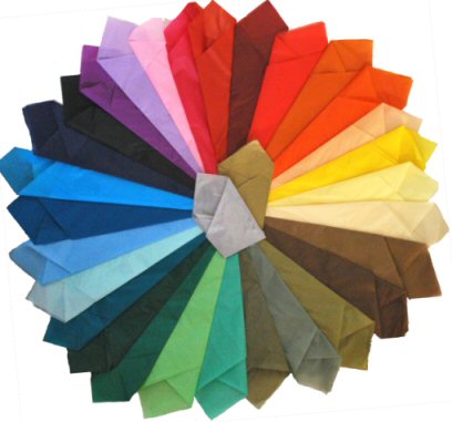 colored tissue paper