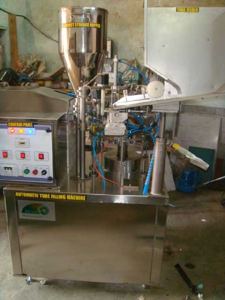 Double Head Aluminium Filling Crimping Machine