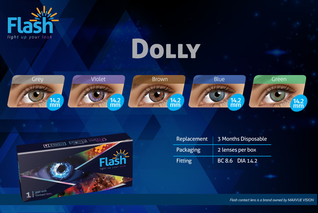 Contact Lens Flash Dolly Series