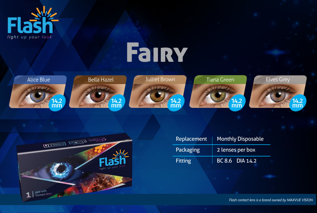 Maxvue Vision Sdn. Bhd. - CONTACT LENS Flash Fairy Series ...