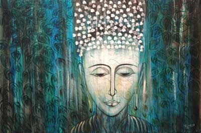 Buddha Front Face Paintings-Code No. 398