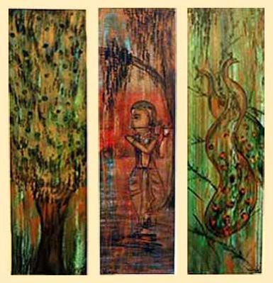 Krishna Paintings-Code No. 409