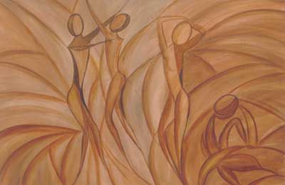 People Mod Paintings Code No.214a