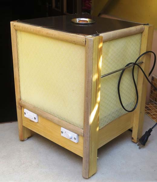 Bedside table lamp model of Dust Trapper Air Cleaner