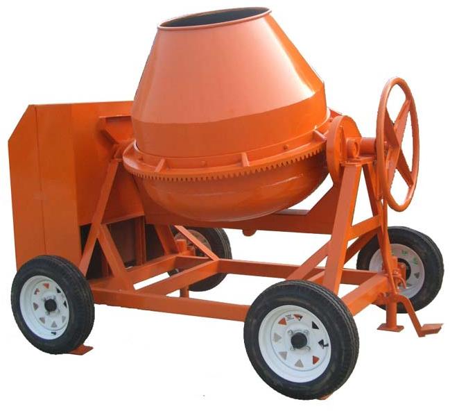 Concrete mixer, Drum Capacity : 10/7 cm3