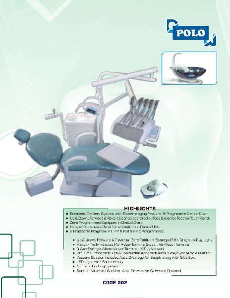 DENTAL ELECTRIC OPERATED UNIT