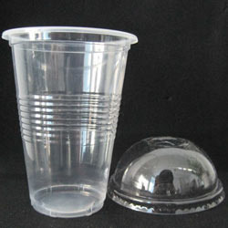 Disposable Plastic Glass with Lid