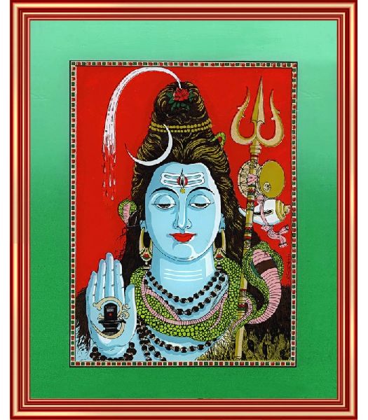 Lord Shiva Framed Art Prints Glass
