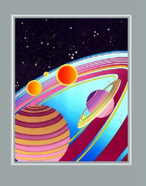 Space Canvas Art Prints, Size : 26 X 21