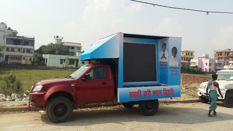 LED video van hire for election campaigning