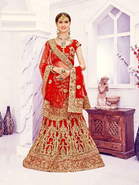 Embroidred work Lehnga Choli