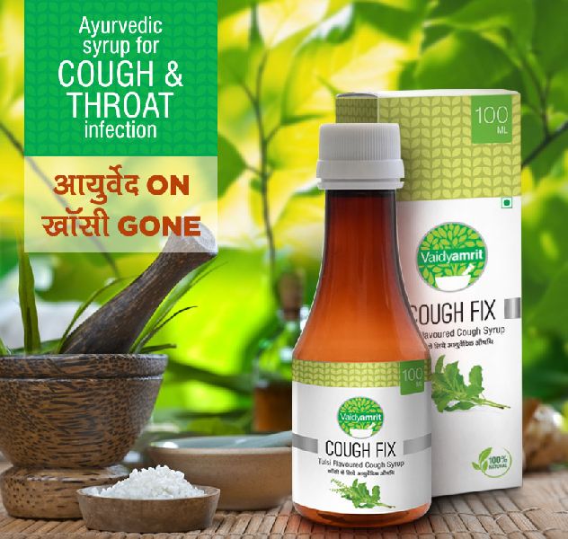 Cough Fix Tulsi Syrup Manufacturer in Varanasi Uttar Pradesh India by