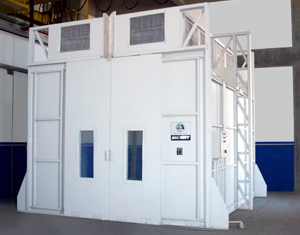 Down Draft Dry Type Paint Spray Booth