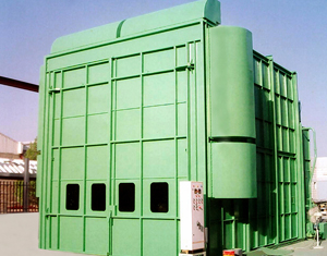End Draft Type Paint Spray Booth