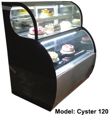 Cyster 120 pastry showcase cabinet