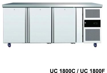 UC 1800C 3 Door Counter Freezer