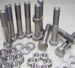 Polished Metal Hastelloy Bolts, Color : Silver